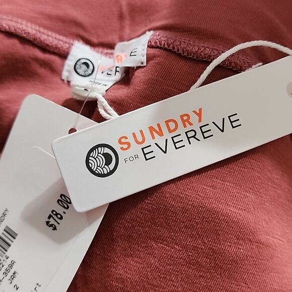 Sundry For Evereve Soleil La Lune Mauve Jam Ruched Mini Skirt Size 2 Medium New! - Picture 16 of 16